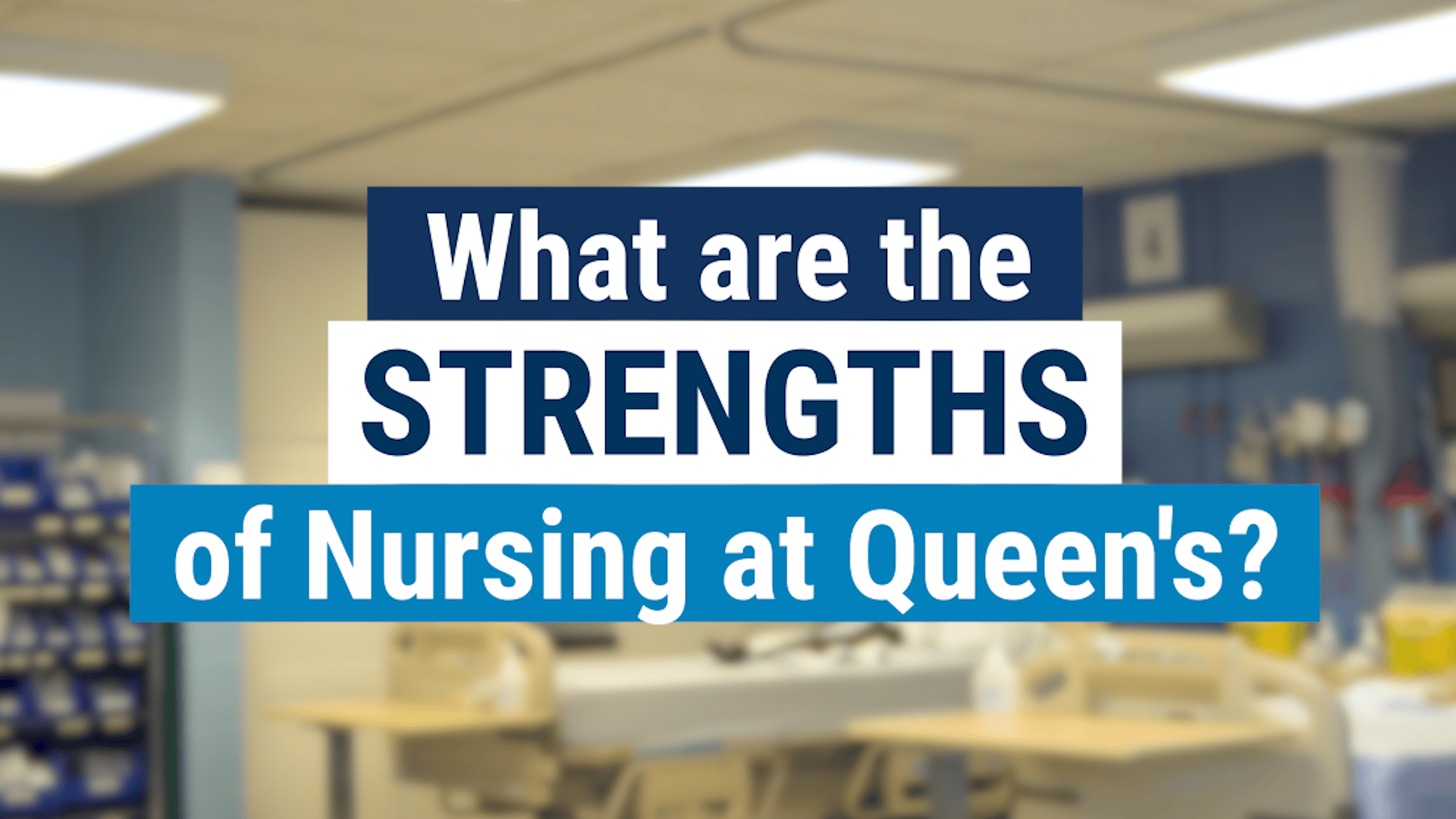 Bachelor of Nursing Science School of Nursing Queen's